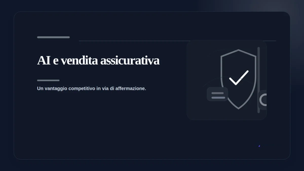 Immagine rappresentativa dell'uso dell'Intelligenza Artificiale nel settore assicurativo.