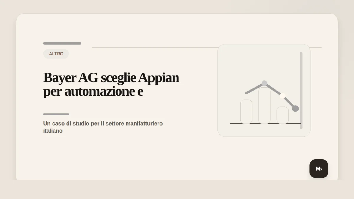 Immagine rappresentativa di un ambiente di lavoro automatizzato con tecnologie Appian