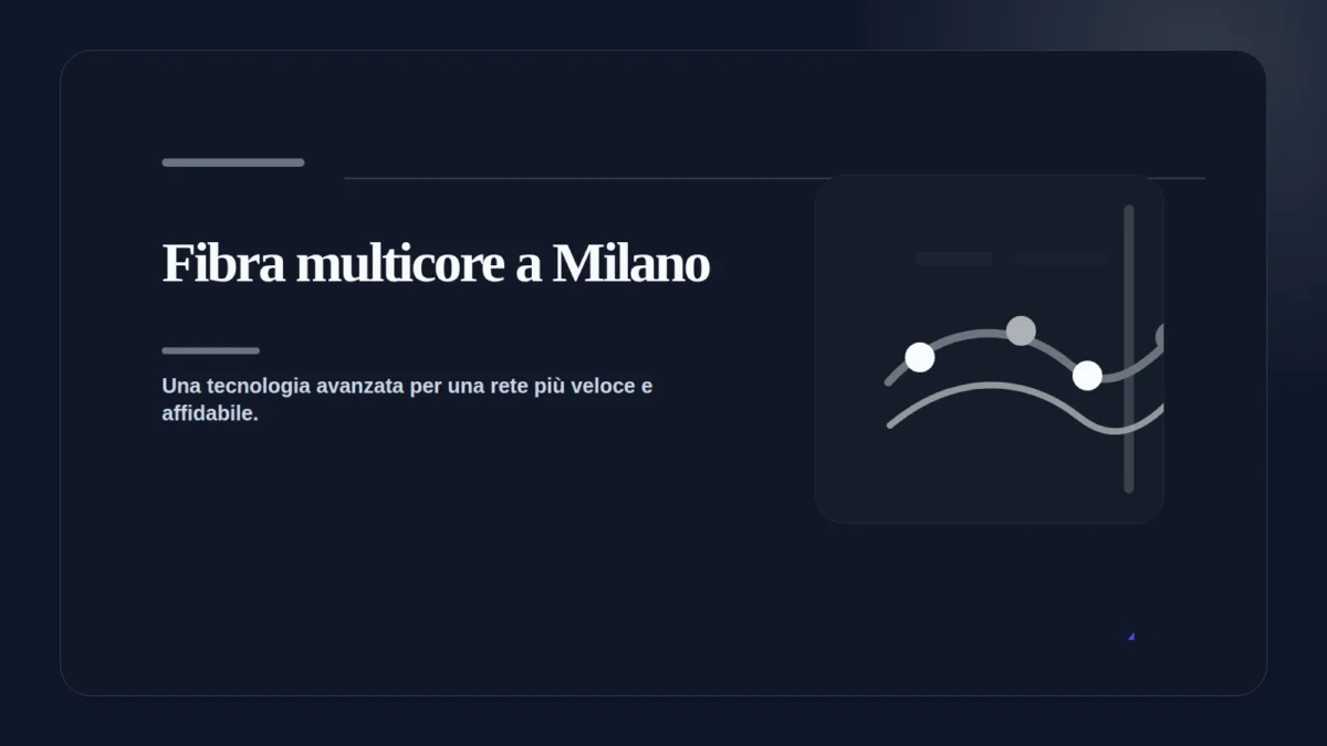 Open Fiber attiva fibra multicore a Milano