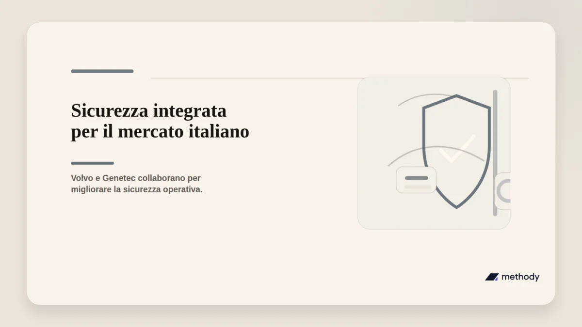 Immagine rappresentativa di un Experience Center con tecnologie di sicurezza integrate.